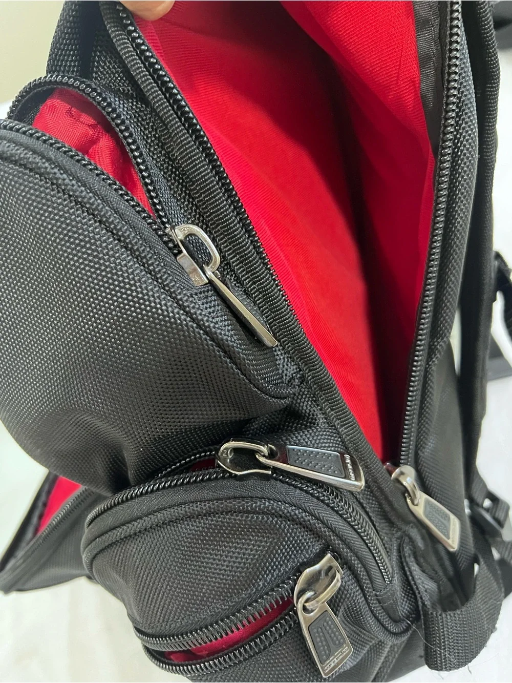 Black Travel & Tech Backpack for Men